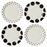 On The Dot Assorted Dinner Plates, Set of 8