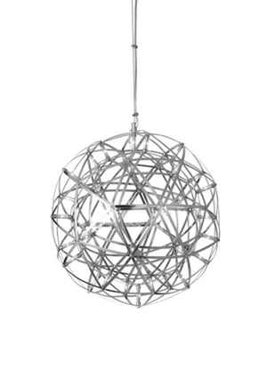 Bethel Satin Nickel LED Chandelier in Stainless Steel