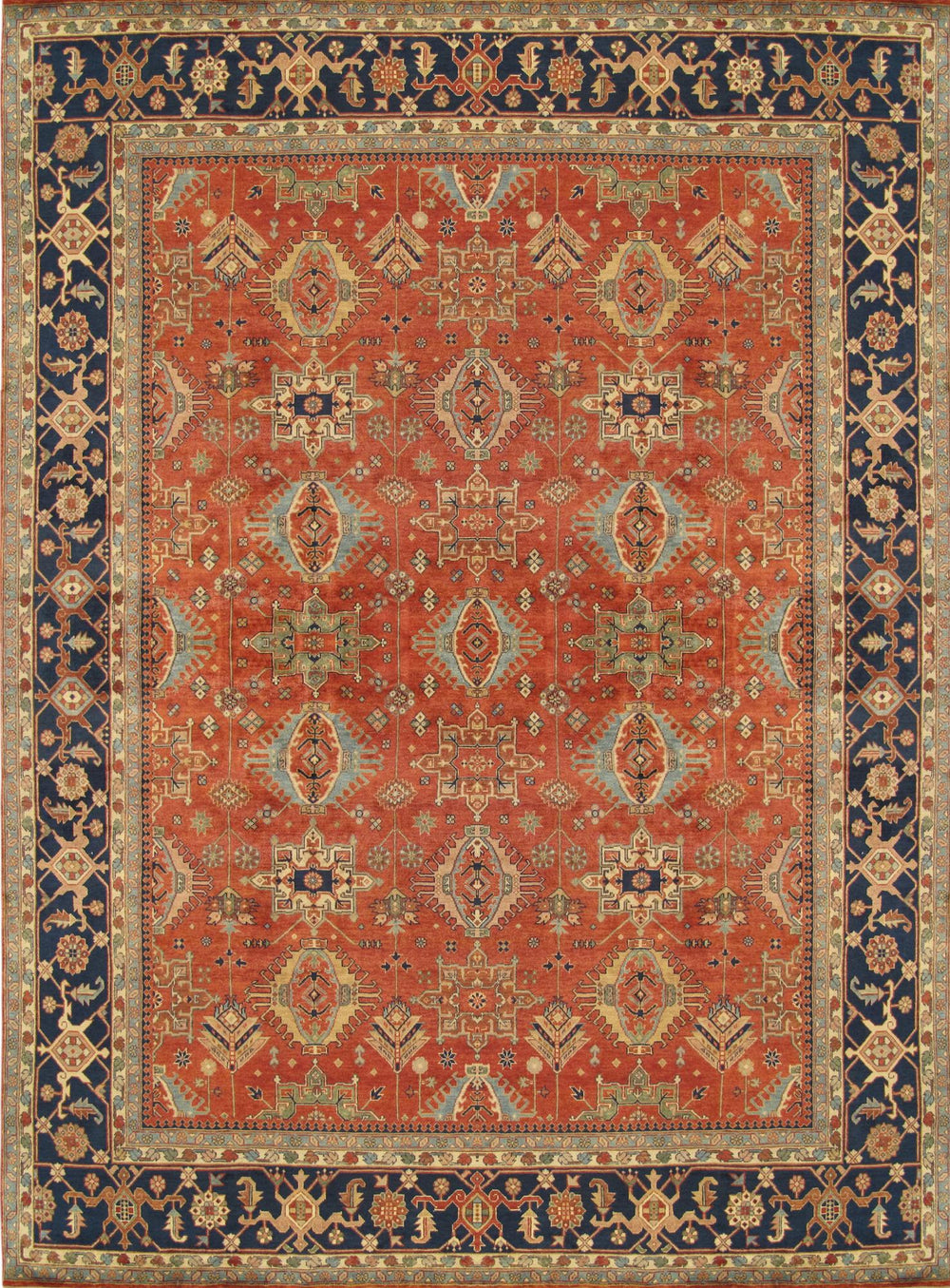 Pasargad Mahal Allover Mahal Wool Rug pb-22 9x12-PASARGAD