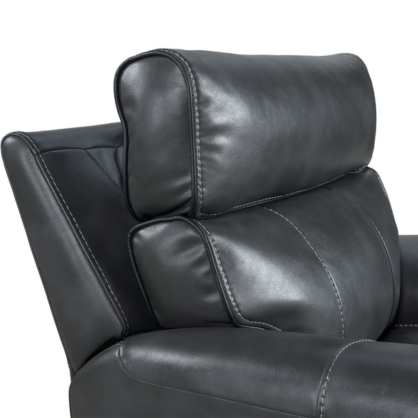 Intercon Summit Modern Dual-Power Recliner | Bolero Slate SI-RC-144DPR-SLT-C SI-RC-144DPR-SLT-C