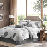 Knowles Casual 100% Polyester Microfiber Printed 9 Piece Comforter Set