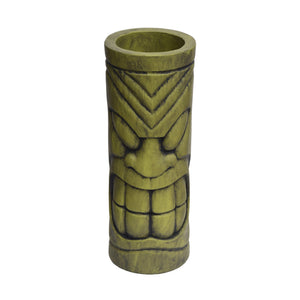 Saguard Outdoor Polynesian Urn, Antique Green Finish Noble House