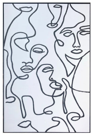 VIG Furniture Modrest Face It - Acrylic Painting VGSHVIG21004 VGSHVIG21004