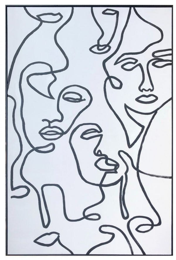 VIG Furniture Modrest Face It - Acrylic Painting VGSHVIG21004 VGSHVIG21004