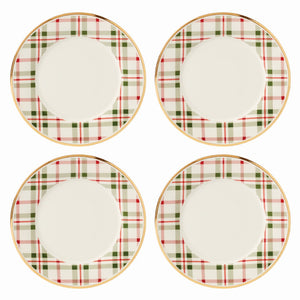 Lenox Holiday Plaid Dinner Plates, Set of 4 894966