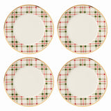 Lenox Holiday Plaid Dinner Plates, Set of 4 894966