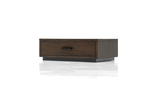 VIG Furniture Nova Domus Fantasia - Queen Walnut/Dark Grey Bed and Two Nightstands VGWDHL-W01-BED-2NS-Q