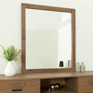 VIG Furniture Nova Domus Fantasia - Contemporary Walnut Mirror VGWDHL-W04-MIR-LTWLT