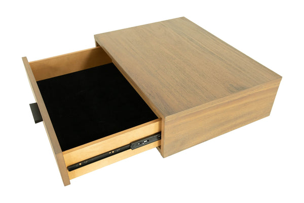 VIG Furniture Nova Domus Fantasia - Contemporary Walnut & Grey Bed with Two Nightstands VGWDHL-W01-01-BED-2NS-LTWLT