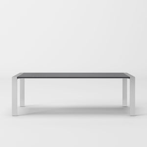 VIG Furniture Modrest Fauna - Modern Elm Grey & Stainless Steel Chrome Dining Table VGBBBN-2T-GREY-DT