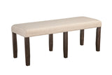 Alpine Furniture Brayden Dining Bench 2019-03 Espresso Acacia Solids & Veneer 50.5 x 19 x 20