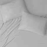 Beautyrest Tencel Polyester Blend Casual Sheet Set Grey Queen BR20-3906