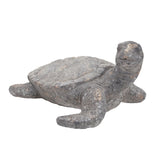 Sagebrook Home Contemporary Resin, 23" Tortoise Deco, Gray 15985 Gray Polyresin