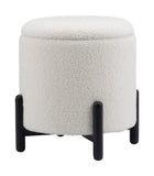 Zuo Modern Calistoga 100% Polyester, Plywood, MDF, Beech Wood Modern Ottoman Ivory 100% Polyester, Plywood, MDF, Beech Wood