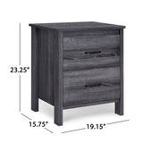 Noble House Olimont Contemporary 4 Piece Dresser and Nightstand Set, Sonoma Gray Oak 