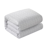 Blaine Gray King 7pc Duvet Set