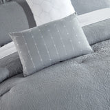 Kensley Grey King 5pc Comforter Set