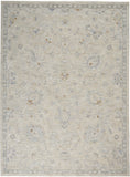 Nourison Asher ASR04 Persian Machine Made Power-loomed Indoor only Area Rug Lt Grey 7'10" x 10'4" 99446807229