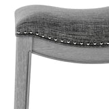 Grover Fabric Bar Stool Lyon Dark Gray