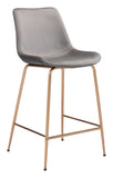 Tony 100% Polyester, Plywood, Steel Modern Commercial Grade Counter Stool