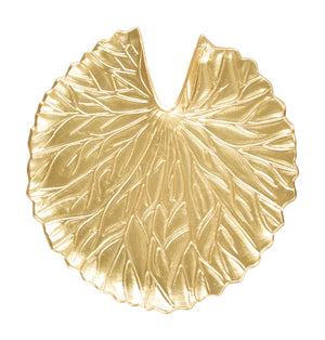 Zuo Modern Lily Aluminum Modern Commercial Grade Side Table Gold Aluminum