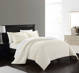 Jazmine Beige King 3pc Comforter Set