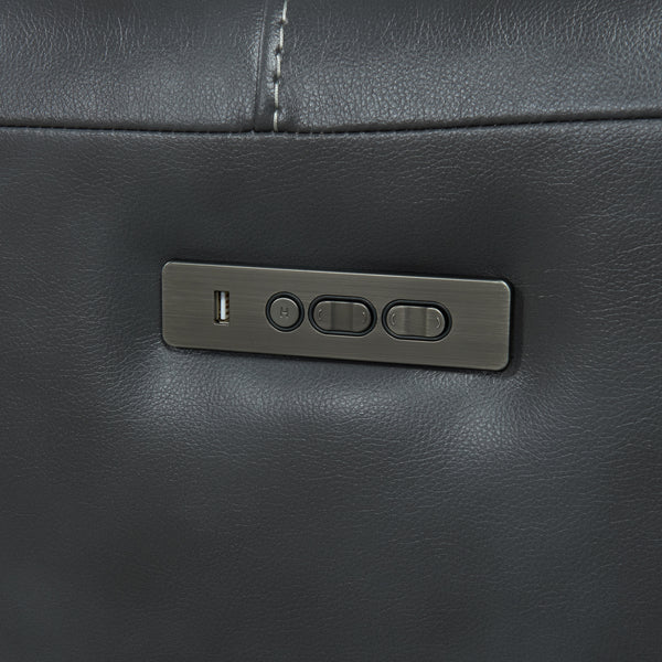 Intercon Summit Modern Dual-Power Recliner | Bolero Slate SI-RC-144DPR-SLT-C SI-RC-144DPR-SLT-C