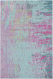 Felicity FCT-8003 Modern Polyester Rug FCT8003-679 Bright Purple, Teal, Bright Pink, Tan, Aqua 100% Polyester 6'7" x 9'