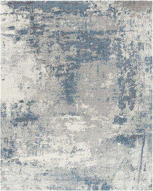 Felicity FCT-8010 Modern Polyester Rug FCT8010-810 Bright Blue, Charcoal, Cream 100% Polyester 8' x 10'