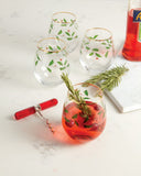 Lenox Holiday™ 4-Piece Stemless Wine Glasses 888202
