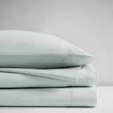 Oversized Flannel Casual 100% Cotton Flannel Oversized Sheet Set in Seafoam Solid