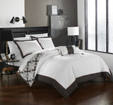 Trina Grey King 4pc Duvet Set