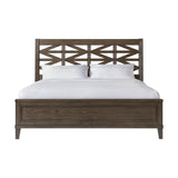 Intercon Preston Transitional King Bed PN-BR-3550K-WVO-C PN-BR-3550K-WVO-C