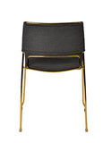 VIG Furniture Modrest Swain Modern Grey Fabric & Gold Dining Chair (Set of 2) VGFHFDC8018-GRY