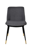 VIG Furniture Modrest Batson Modern Grey Fabric Dining Chair (Set of 2) VGFHFDC8028-GRY