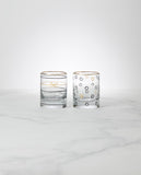 Kate Spade Doodle Away 2-Piece Double Old Fashioned Glass Set 893837 893837-LENOX