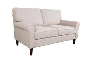 Porter Designs Kason Microfiber Traditional Loveseat Cream 01-216C-02-4010