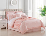 Yvette Blush King 8pc Comforter Set