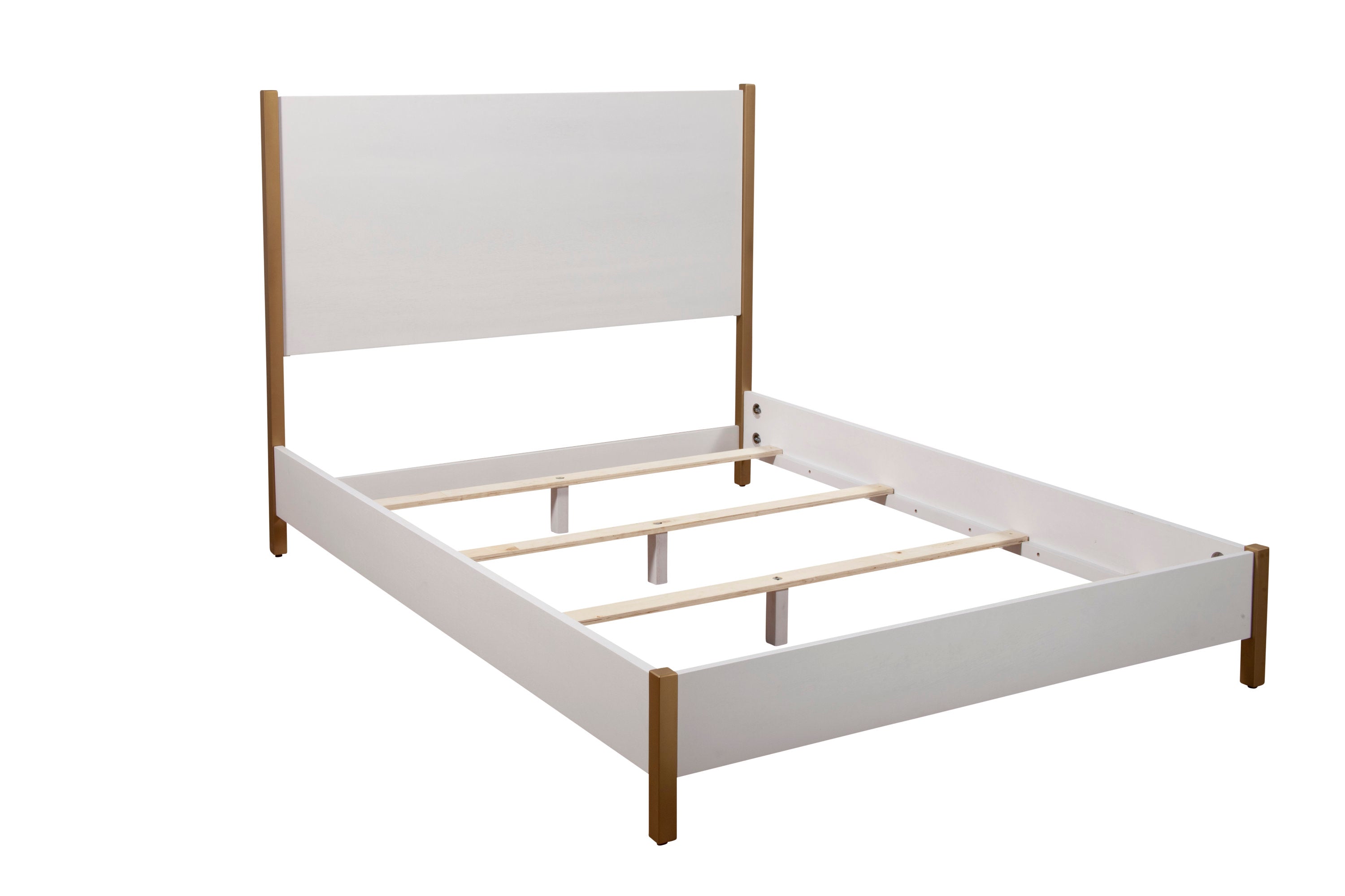 Alpine Furniture Madelyn Standard King Panel Bed - Thumbnail 2