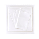 Satin Coastal 100% Polyester Satin 6pcs Sheet Set in White