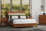 Nova Queen Platform Bed, Honey Maple