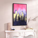 Zuo Modern Sunset Polystyrene, MDF, Canvas Modern Commercial Grade Wall Art Multicolor Polystyrene, MDF, Canvas