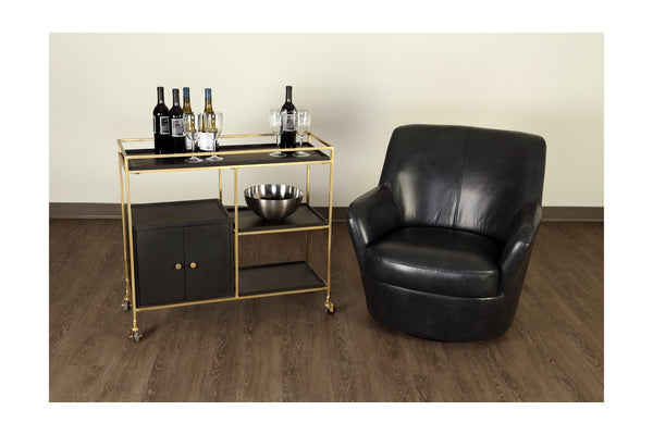 Porter Designs Cassini Solid Wood Contemporary Bar Black 05-125-30-02637