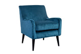 Porter Designs Kristina Mid-Century Modern Modern Accent Chair Blue 01-201C-06-175