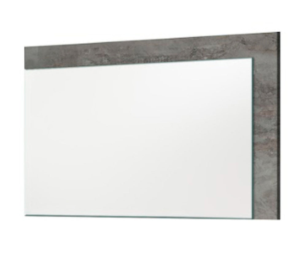 VIG Furniture Nova Domus Ferrara - Modern Volcano Oxide Grey Mirror VGACFERRARA-MIR
