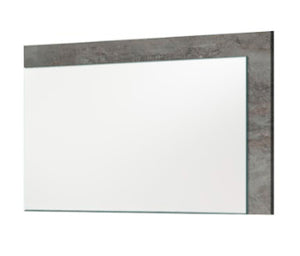 VIG Furniture Nova Domus Ferrara - Modern Volcano Oxide Grey Mirror VGACFERRARA-MIR