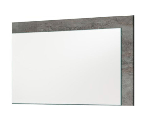 VIG Furniture Nova Domus Ferrara - Modern Volcano Oxide Grey Mirror VGACFERRARA-MIR