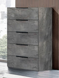 VIG Furniture Nova Domus Ferrara - Modern Volcano Oxide Grey Chest VGACFERRARA-GRY-A-CHEST