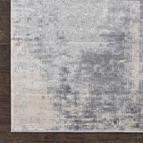 Nourison Rustic Textures RUS02 Painterly Machine Made Power-loomed Indoor Area Rug Blue/Ivory 7'10" x 10'6" 99446476272