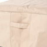 Shield Outdoor Beige Waterproof Fabric Chat Set Cover Noble House